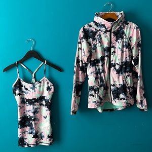 Lululemon Combo! Clouded Dreams Tank and Jacket (Small)